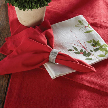 Elements Napkin - Red Set of 6 Park Designs - The Fox Decor